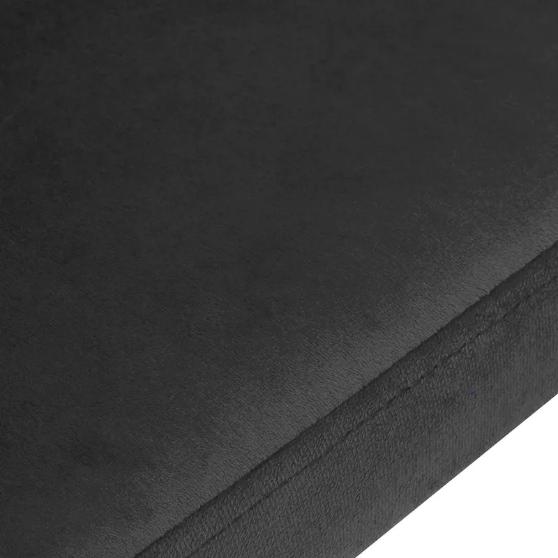 Stuhl Höhenverstellbar mit Lehne 4Rico QS-GW06G Samt Grau