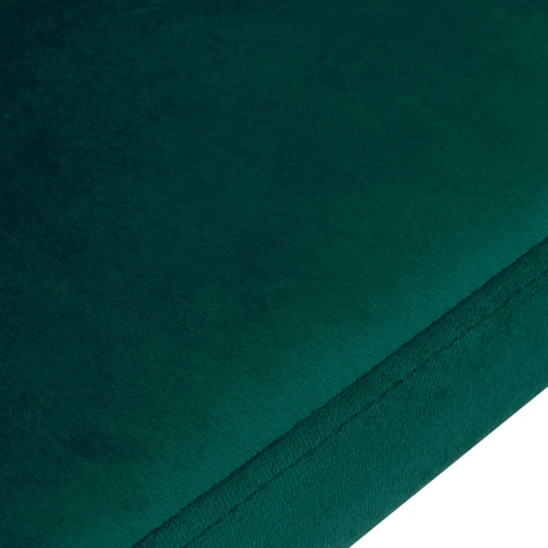 Stuhl Höhenverstellbar mit Lehne 4Rico QS-GW06G Samt Grün