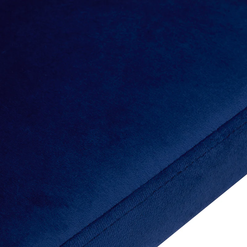 Stuhl Höhenverstellbar mit Lehne 4Rico QS-GW06G Samt Blau