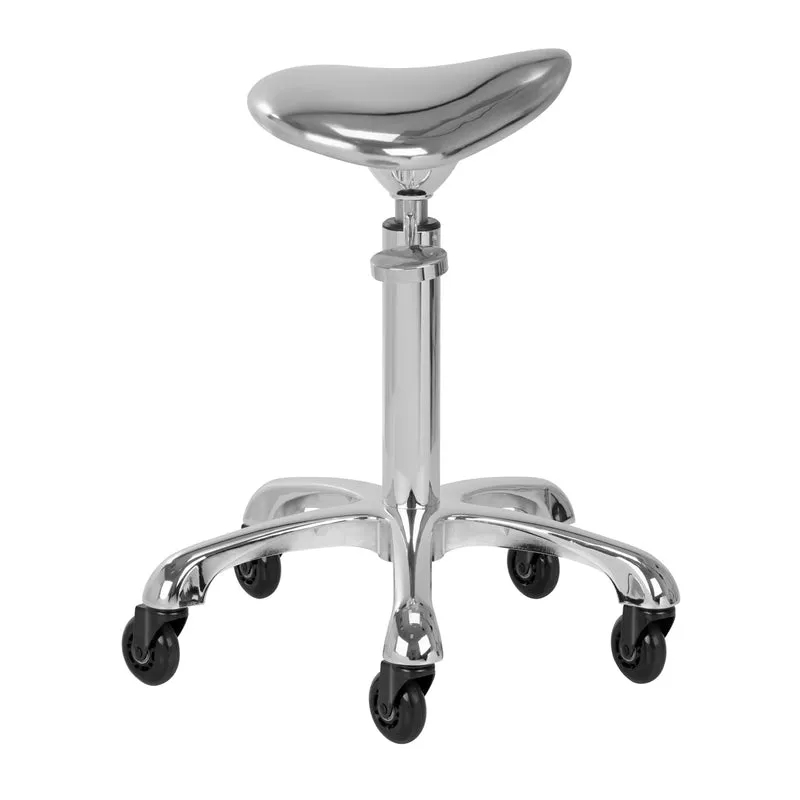 Rollhocker Höhenverstellbar Gabbiano Roll Speed Silber