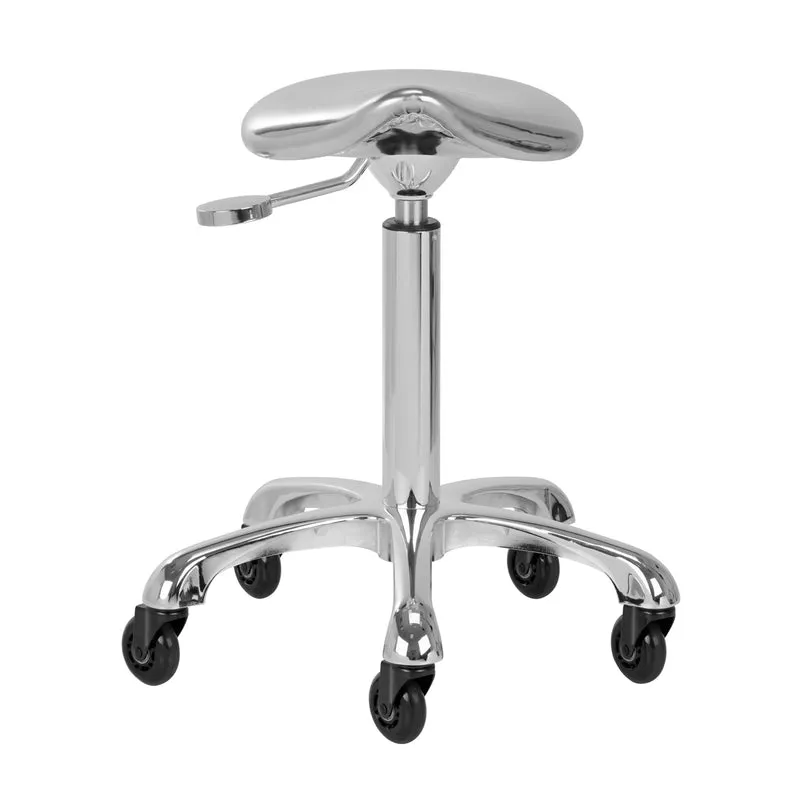 Rollhocker Höhenverstellbar Gabbiano Roll Speed Silber