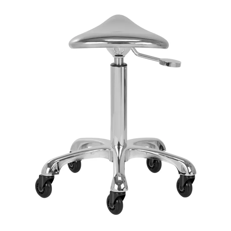 Rollhocker Höhenverstellbar Gabbiano Roll Speed Silber