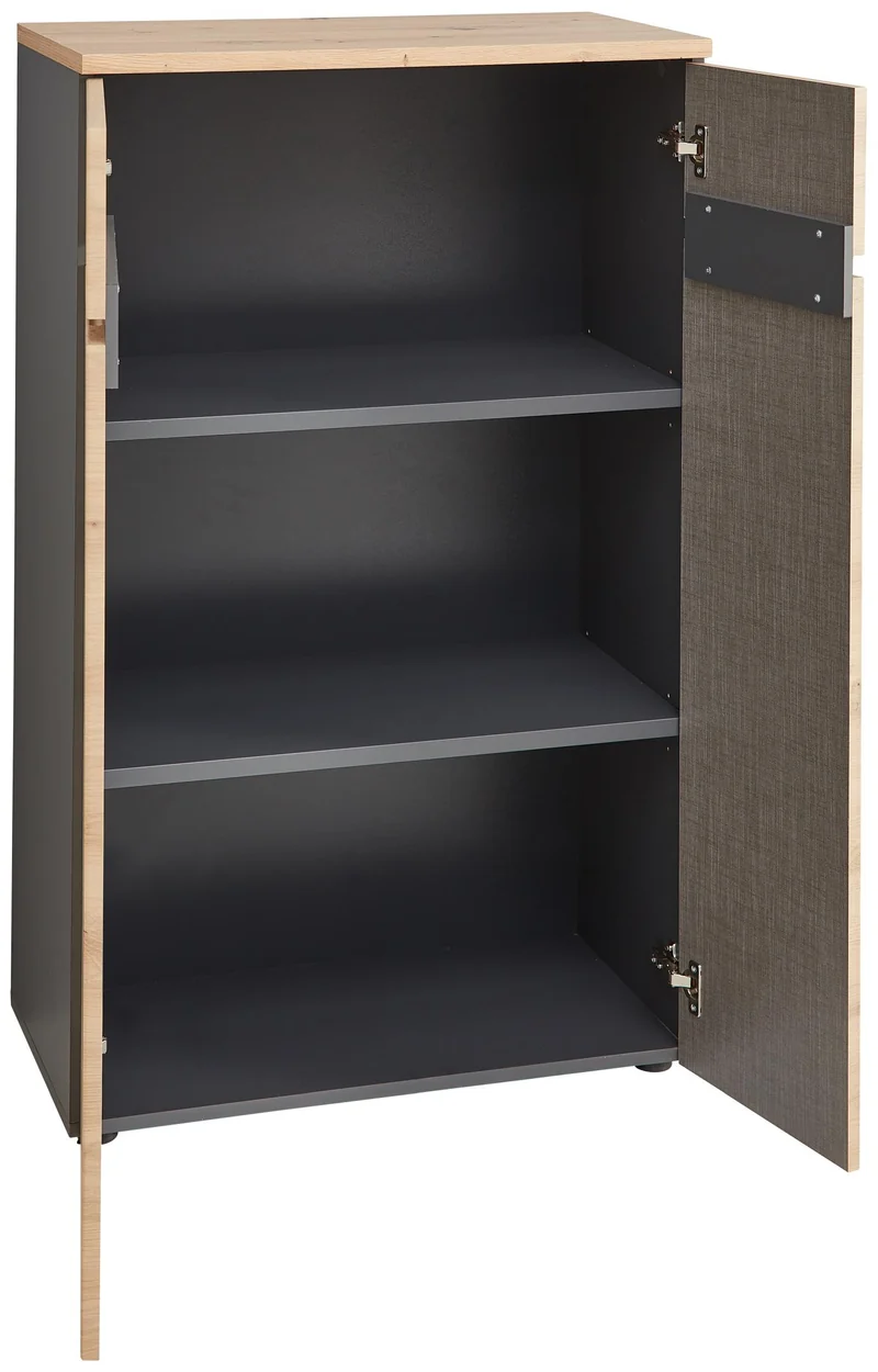 Komplettbüro MEMPHIS XI 9-teilig Front Artisan Eiche Korpus Graphit