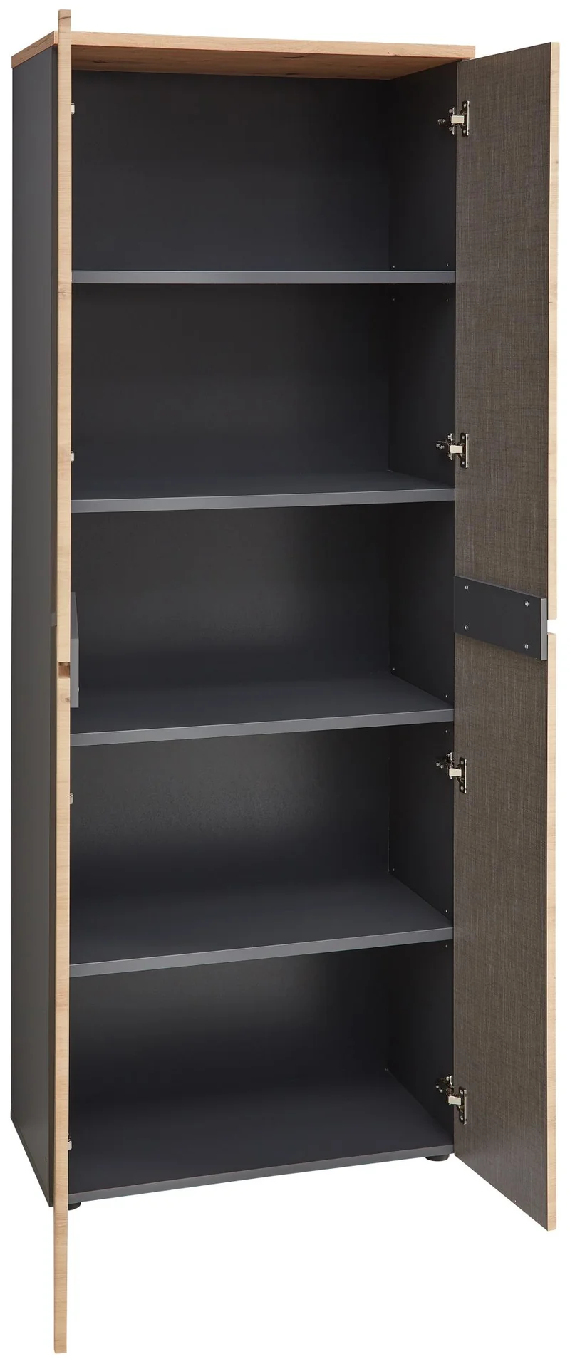 Büroschrank MEMPHIS 2-türig GH01 Front Artisan Eiche Korpus Graphit