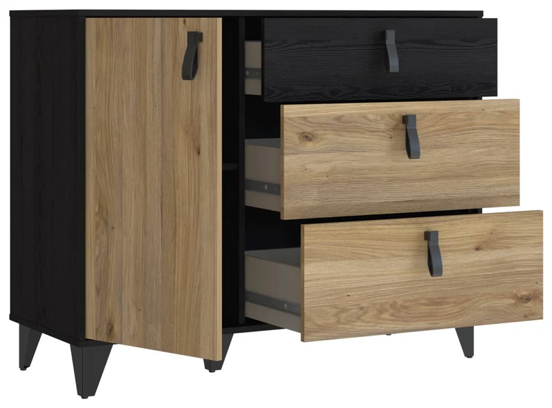 Homeoffice LYA Büro-Set Optik: Mauvella / Cabezone Eiche, von Forte