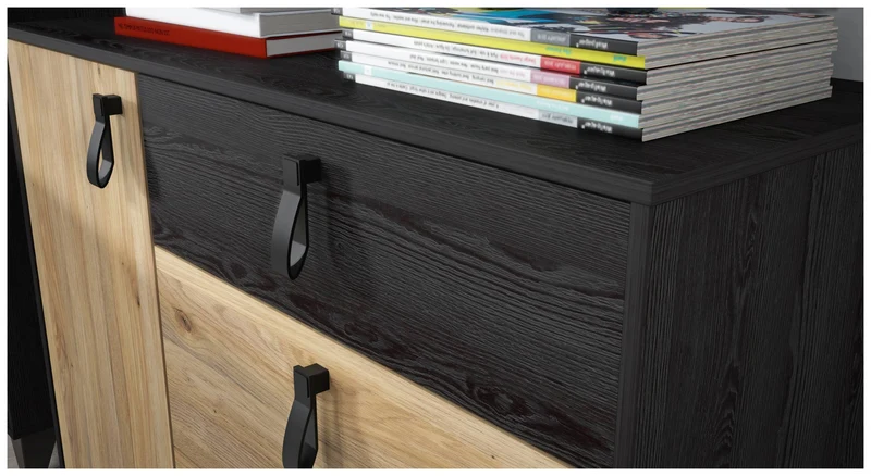 Homeoffice LYA Büro-Set Optik: Mauvella / Cabezone Eiche, von Forte