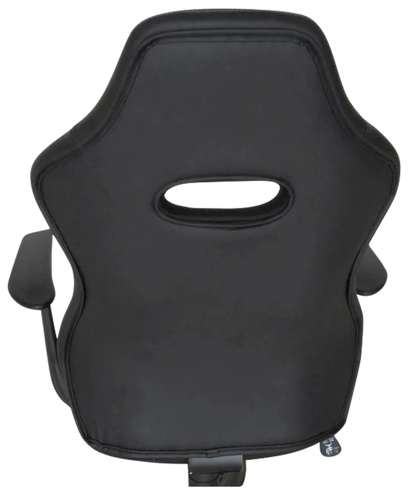 Drehstuhl Bürodrehstuhl MYHOMI Kunstleder Schwarz / Grau mit Armlehne