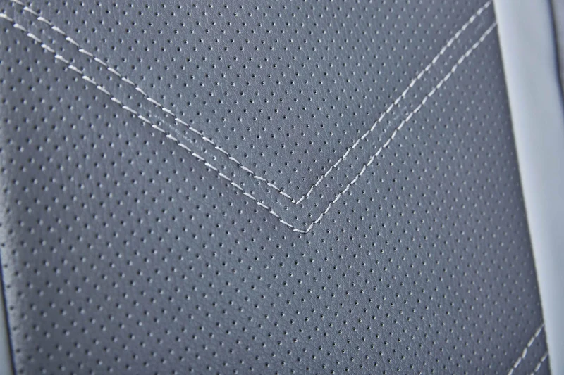 Drehstuhl Bürodrehstuhl MYHOMI Kunstleder Schwarz / Grau mit Armlehne