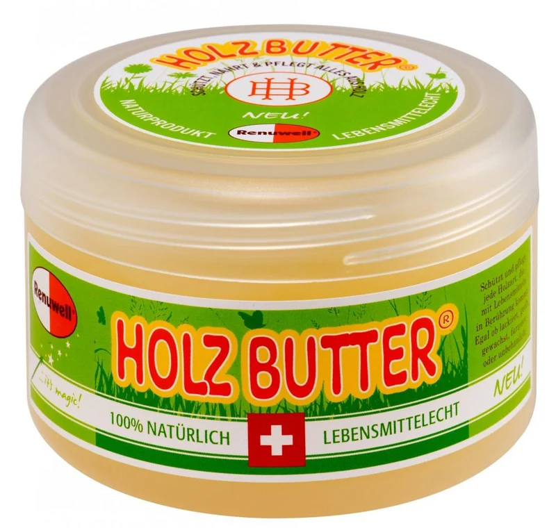 Renuwell Holzbutter Möbelpflege 250 ml, Lebensmittelecht