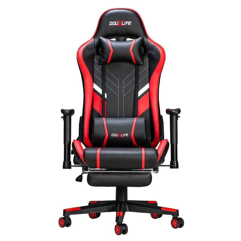 Gaming-Stuhl – Hohe Rückenlehne, Verstellbar, PU-Stoff – Verschiedene Farben