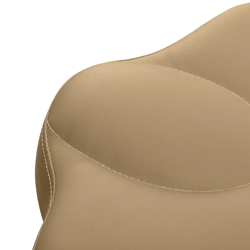 Rollhocker Höhenverstellbar mit Lehne Azzurro 156F Beige