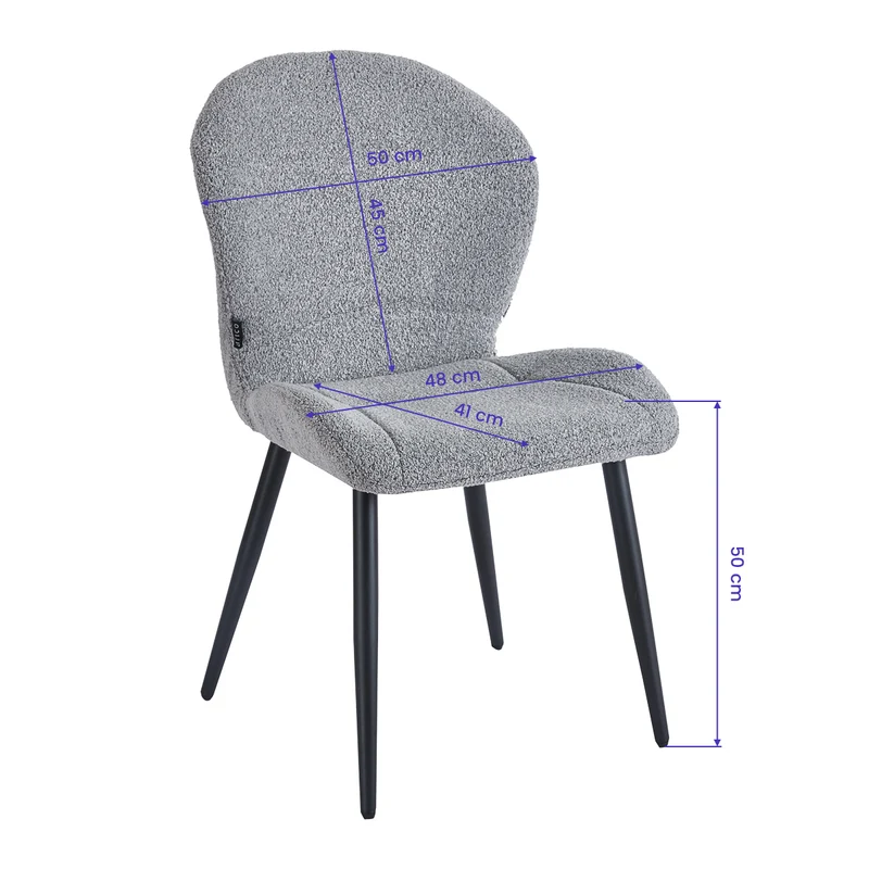 Stuhl 4Rico Lucente Grau