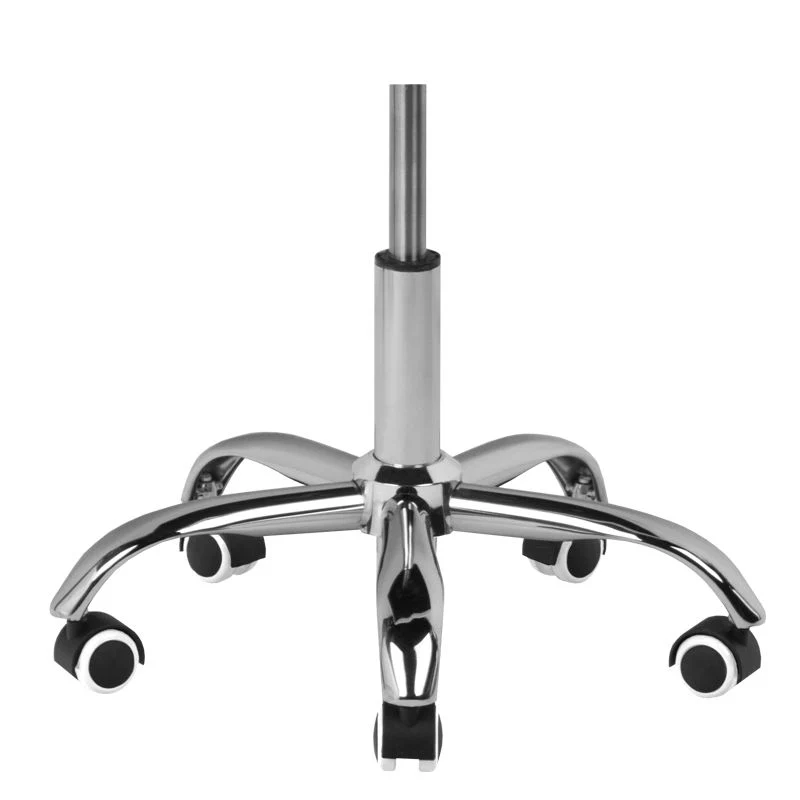 Arbeitshocker Höhenverstellbar mit Lehne Eco Leder A-007 Schwarz