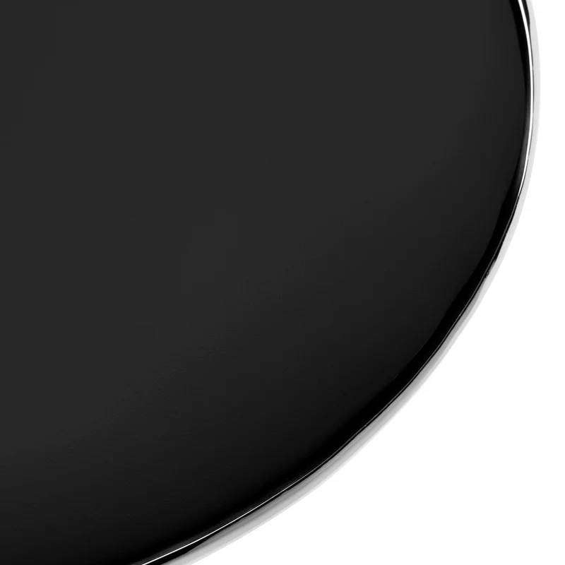 Rollhocker Höhenverstellbar mit Lehne Gabbiano Q-4599 Schwarz