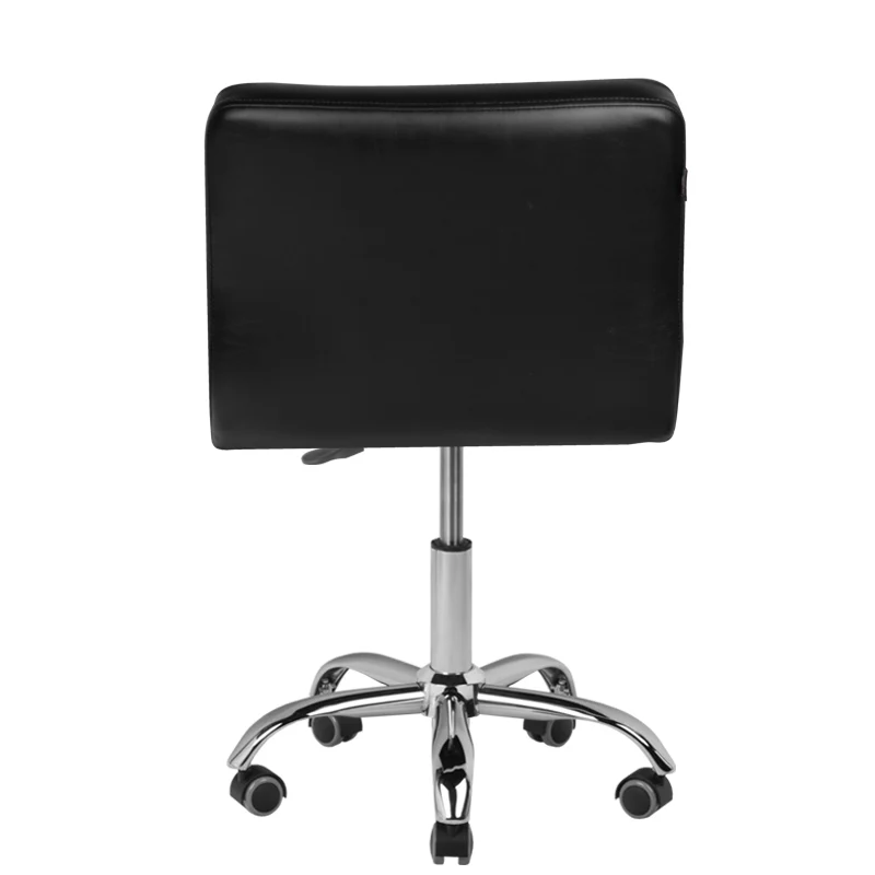 Rollhocker Höhenverstellbar mit Lehne A-5299 Schwarz