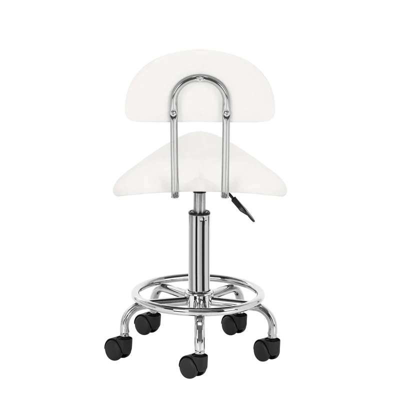 Sattelhocker mit Lehne 6001 Weiß