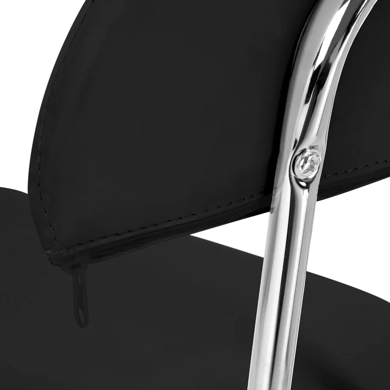 Sattelhocker mit Lehne 6001 Schwarz