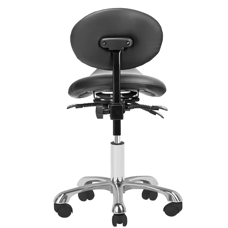 Sattelhocker Höhenverstellbar mit Lehne 1025 Giovanni Schwarz