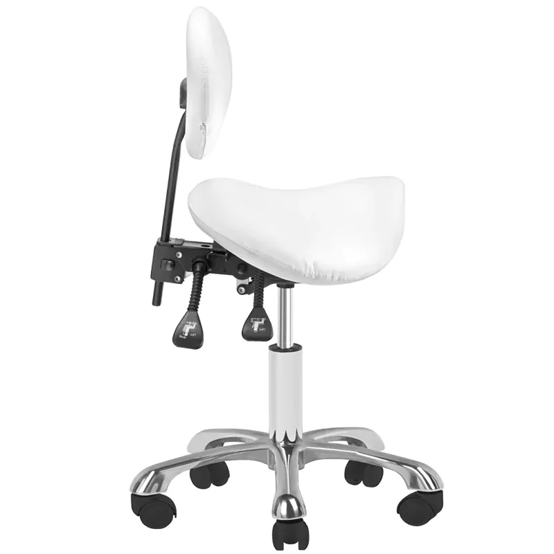 Sattelhocker Höhenverstellbar mit Lehne 1025 Giovanni Weiß