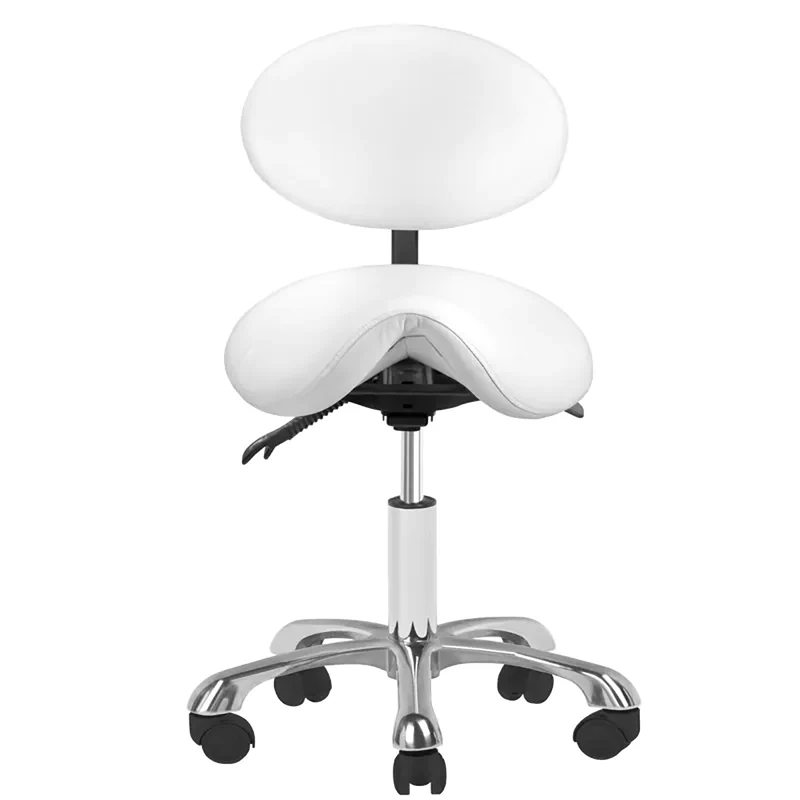 Sattelhocker Höhenverstellbar mit Lehne 1025 Giovanni Weiß