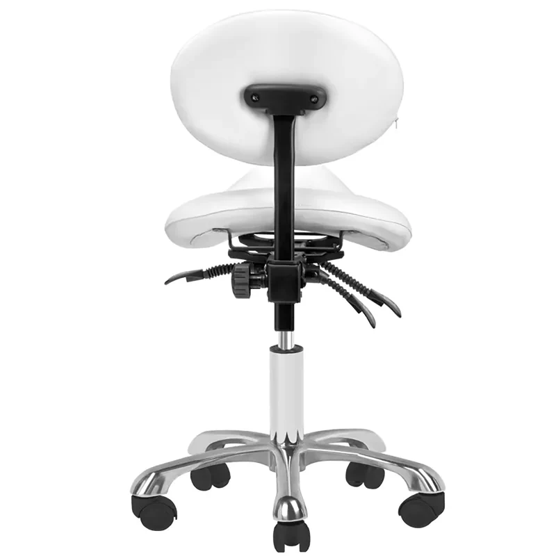 Sattelhocker Höhenverstellbar mit Lehne 1025 Giovanni Weiß