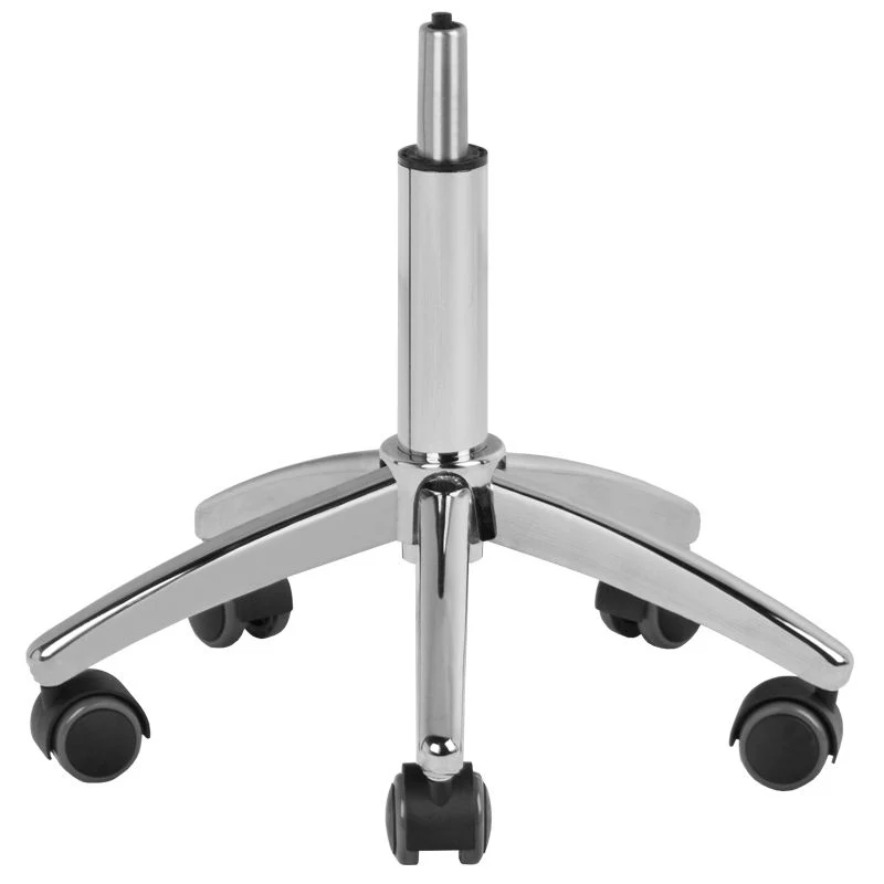 Rollhocker Höhenverstellbar mit Lehne AM-304 Weiß