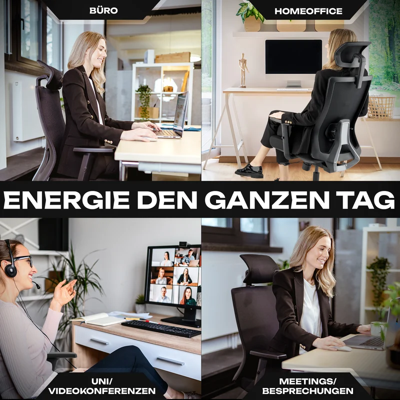 VALKENSTOL M3 - Ergonomischer Bürostuhl Allrounder mit Designanspruch