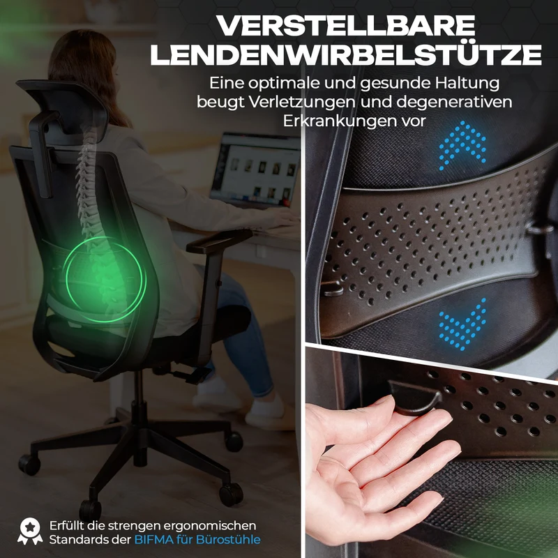 VALKENSTOL M2 - Bürostuhl Ergonomisch Testsieger bis 200 €
