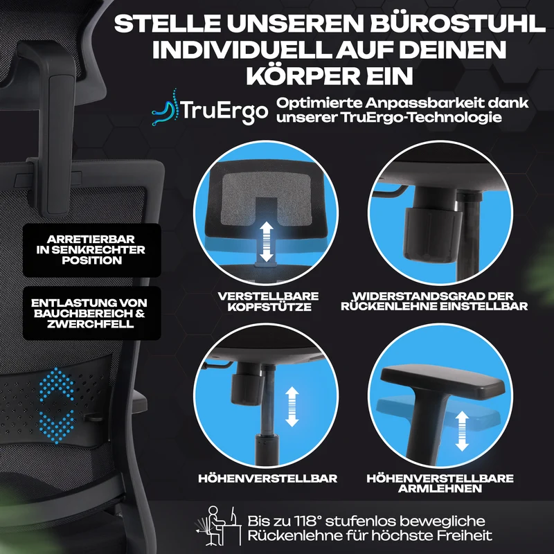 VALKENSTOL M2 - Bürostuhl Ergonomisch Testsieger bis 200 €