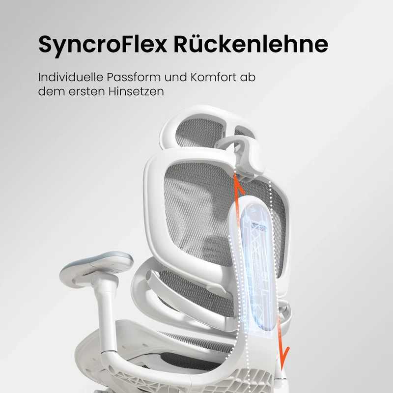 Doro C300 Pro V2 Ergonomischer Stuhl mit Ganzkörper-Anpassung