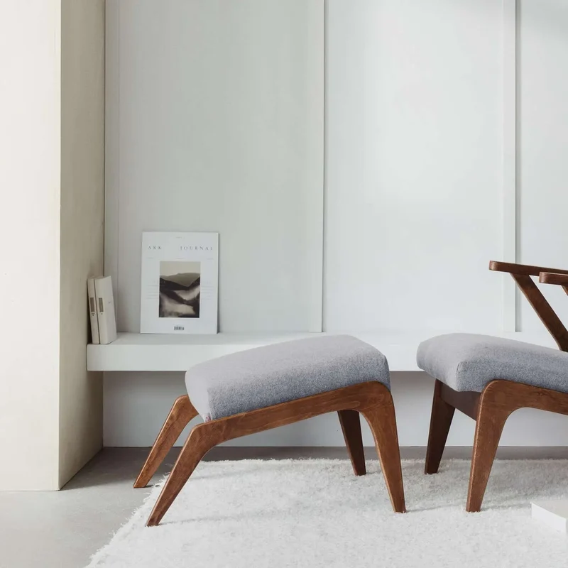 Apollo Fußhocker - Wool Line