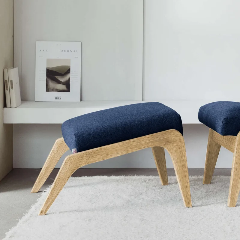 Apollo Fußhocker - Wool Line