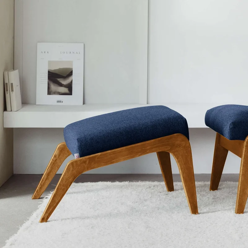 Apollo Fußhocker - Wool Line