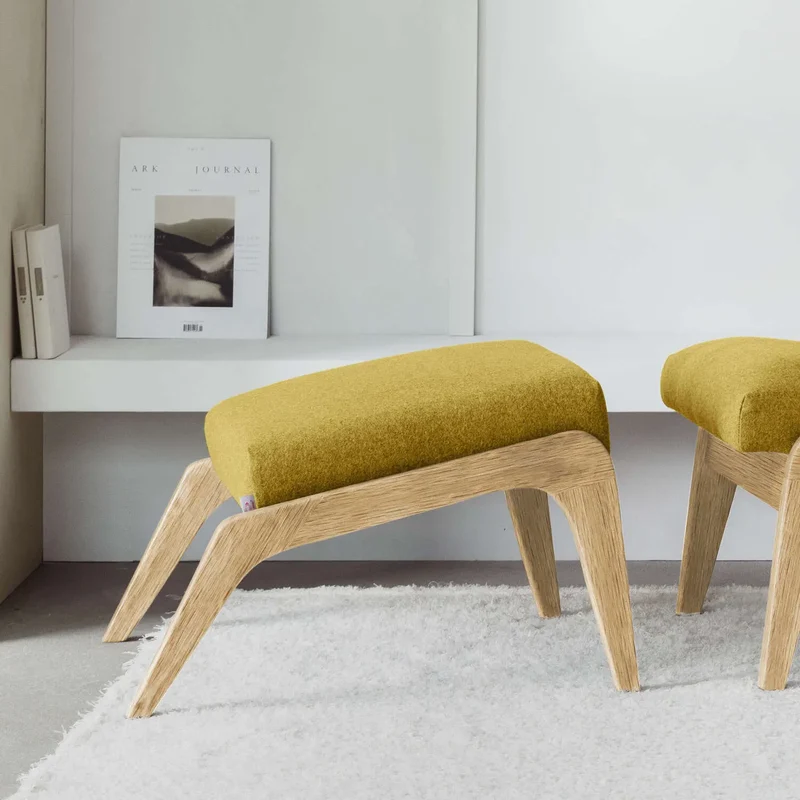 Apollo Fußhocker - Wool Line