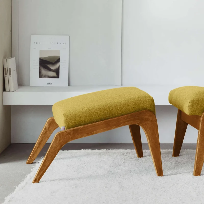 Apollo Fußhocker - Wool Line