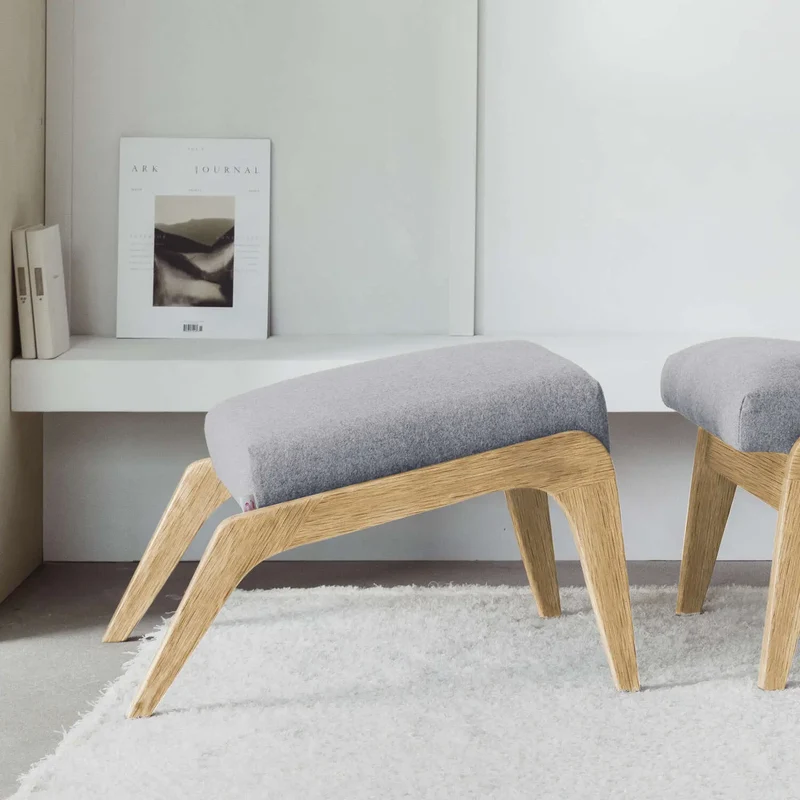 Apollo Fußhocker - Wool Line