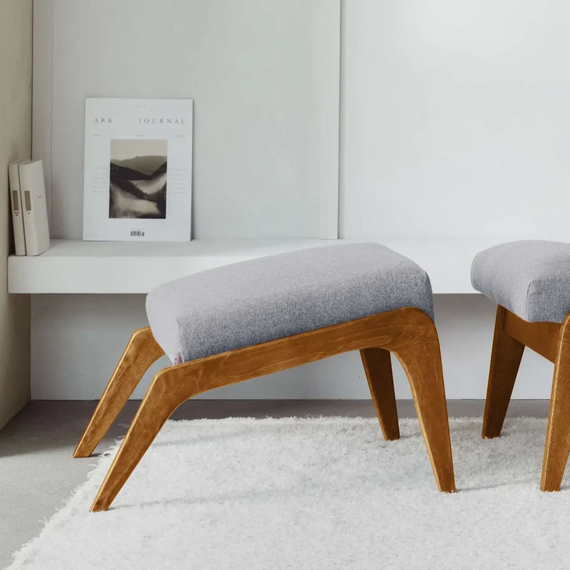 Apollo Fußhocker - Wool Line