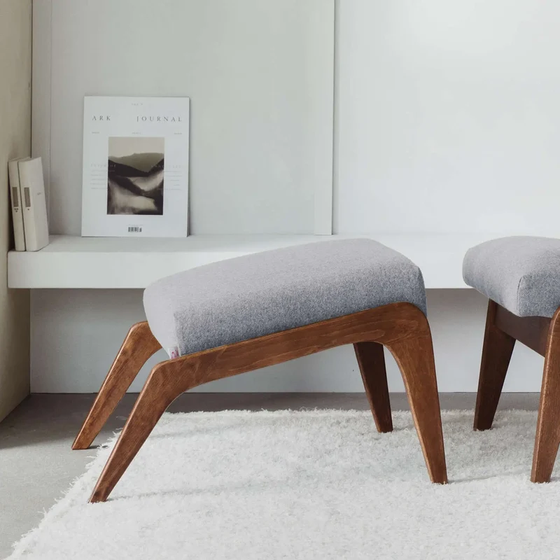 Apollo Fußhocker - Wool Line