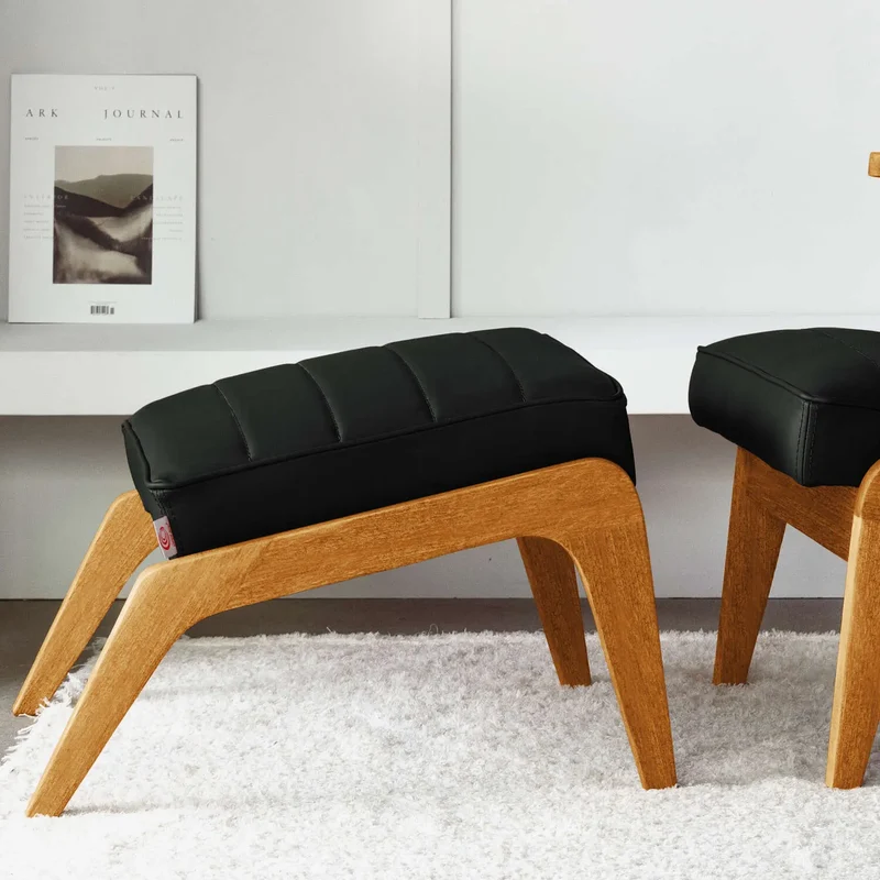 Apollo Fußhocker - Leder Premium