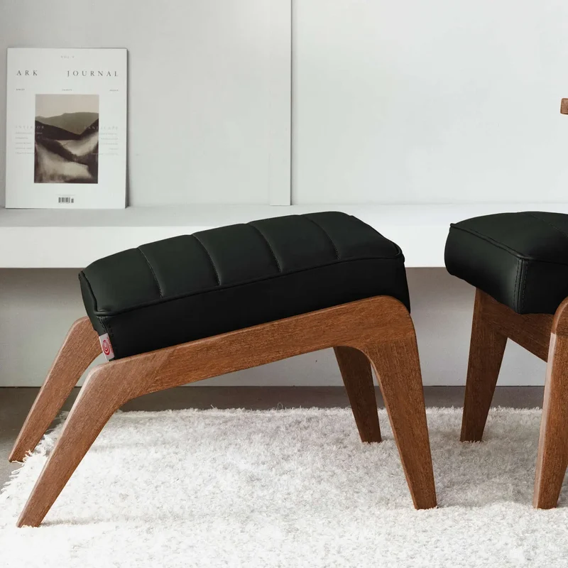 Apollo Fußhocker - Leder Premium