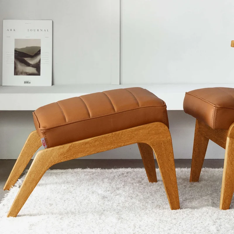 Apollo Fußhocker - Leder Premium