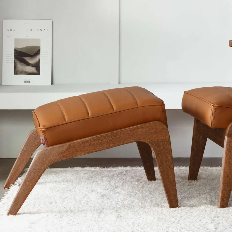 Apollo Fußhocker - Leder Premium