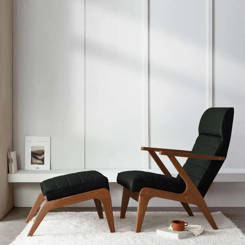 Apollo Lounge Sessel - Leder Premium