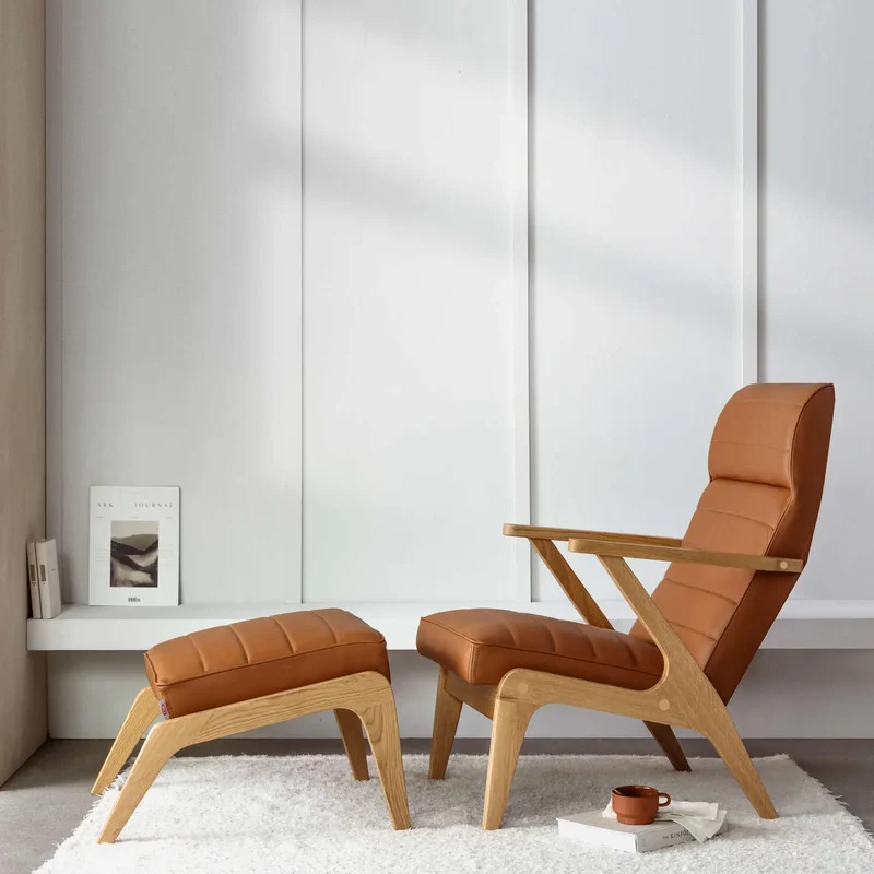 Apollo Lounge Sessel - Leder Premium