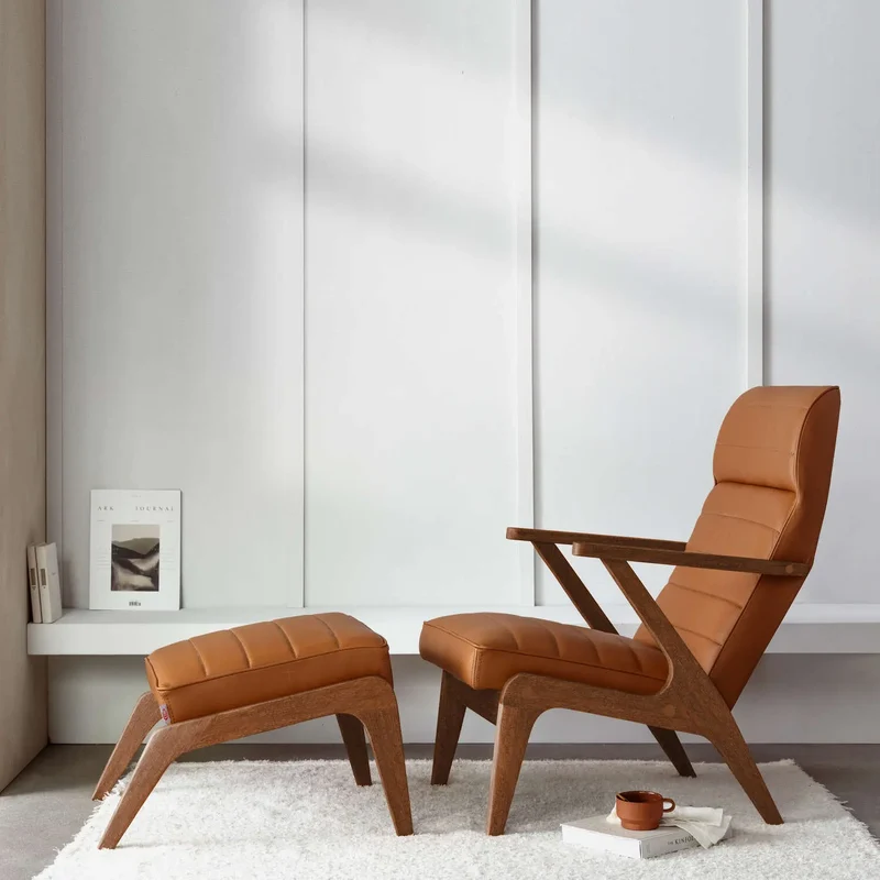 Apollo Lounge Sessel - Leder Premium
