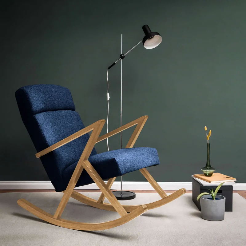 Retrostar Lounge Schaukelsessel - Wool Line