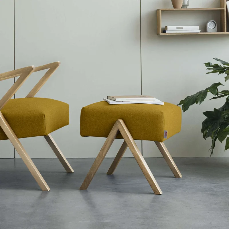 Retrostar Fußhocker - Wool Line