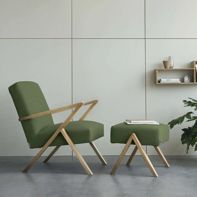 Retrostar Fußhocker - Wool Line