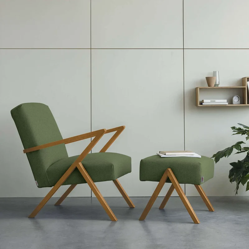 Retrostar Fußhocker - Wool Line