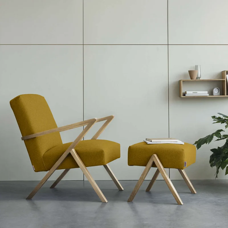 Retrostar Fußhocker - Wool Line